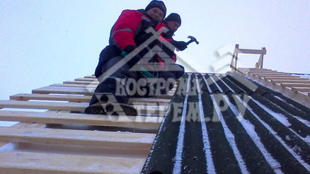 Строительство дома из бруса 6х9 д. Шаховская