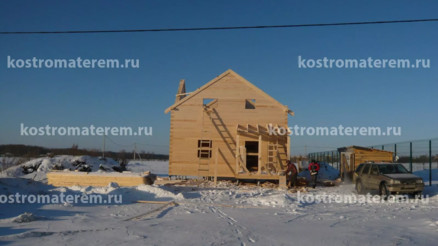 Строительство дома в д. Кузнечиха, проект ДБ-39