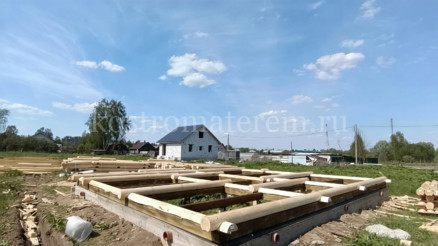 Строительство дома из оцилиндрованного бревна в Конаковском районе